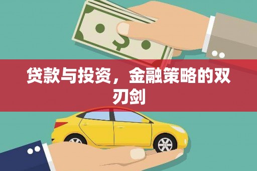 惠济贷款与投资，金融策略的双刃剑