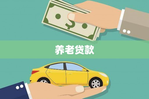 惠济养老贷款