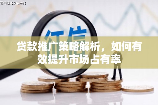 惠济贷款推广策略解析，如何有效提升市场占有率