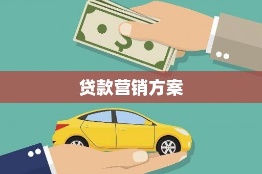 惠济贷款营销方案