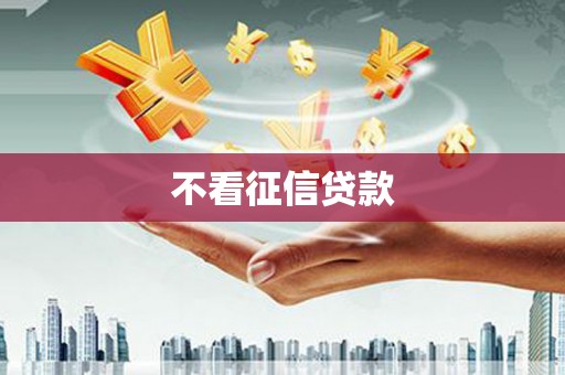 惠济不看征信贷款