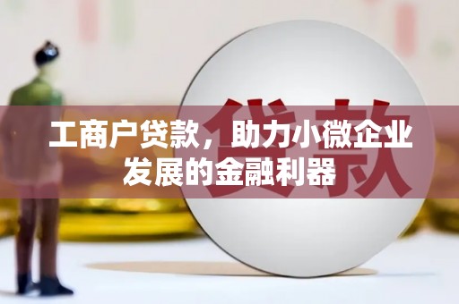 惠济工商户贷款，助力小微企业发展的金融利器