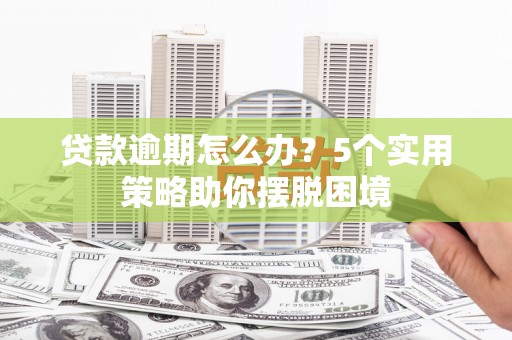 惠济贷款逾期怎么办？5个实用策略助你摆脱困境