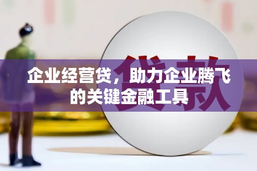 惠济企业经营贷，助力企业腾飞的关键金融工具