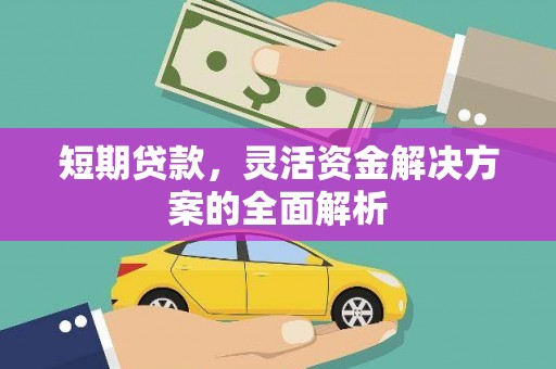 惠济短期贷款，灵活资金解决方案的全面解析