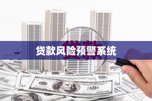 惠济贷款风险预警系统