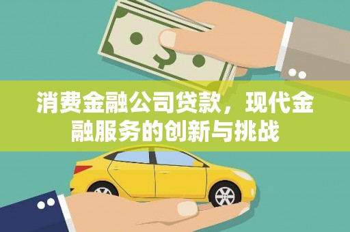 惠济消费金融公司贷款，现代金融服务的创新与挑战