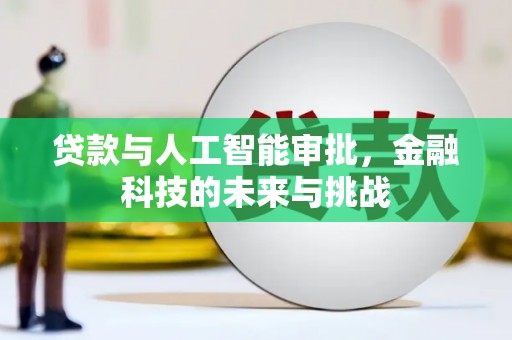 惠济贷款与人工智能审批，金融科技的未来与挑战