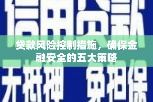 惠济贷款风险控制措施，确保金融安全的五大策略