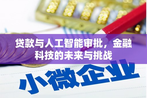 惠济贷款与人工智能审批，金融科技的未来与挑战