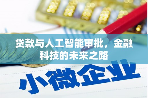 惠济贷款与人工智能审批，金融科技的未来之路