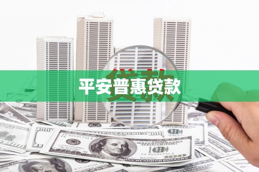 惠济平安普惠贷款