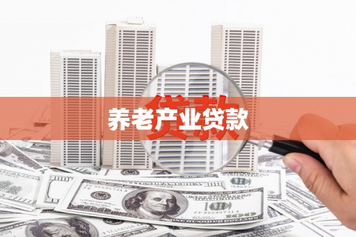 惠济养老产业贷款