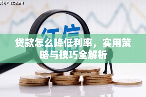 惠济贷款怎么降低利率，实用策略与技巧全解析