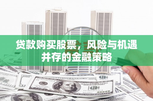 惠济贷款购买股票，风险与机遇并存的金融策略