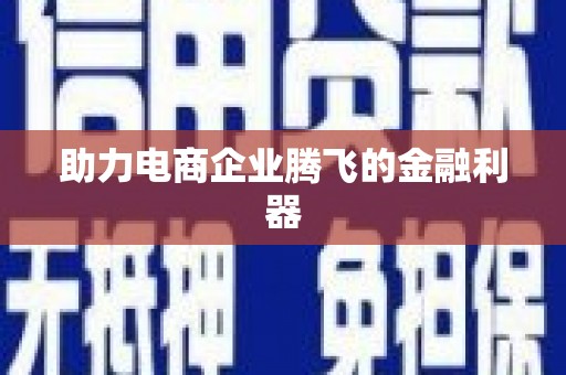 惠济助力电商企业腾飞的金融利器