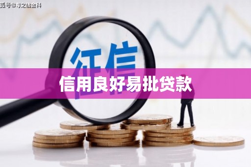 惠济信用良好易批贷款