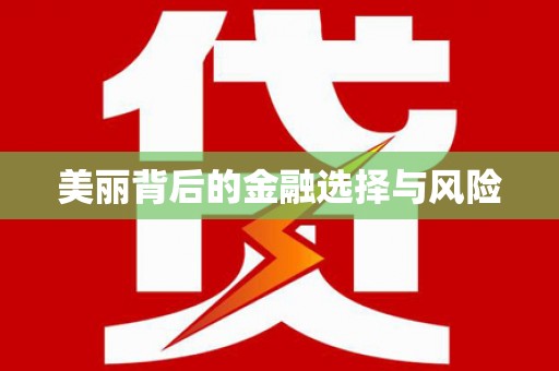 惠济美丽背后的金融选择与风险