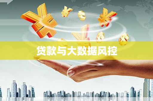 惠济贷款与大数据风控