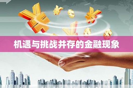 惠济机遇与挑战并存的金融现象