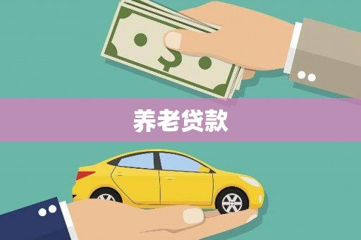 惠济养老贷款